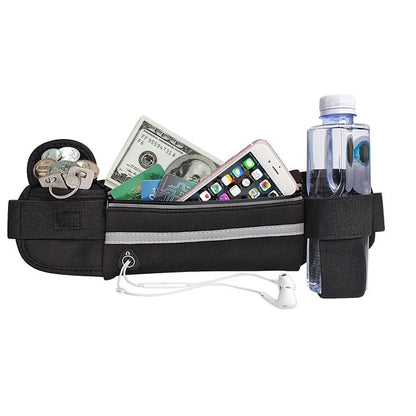 Riñonera deportiva Premium con Porta botella, celular y más